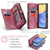 CaseMe Samsung Galaxy A16 Fodral 008 Series Löstagbart Skal Röd