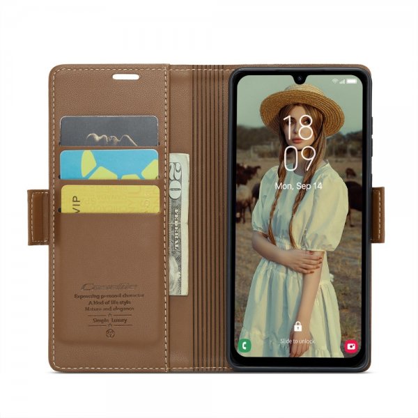 CaseMe Samsung Galaxy A16 Fodral 023 Series Brun