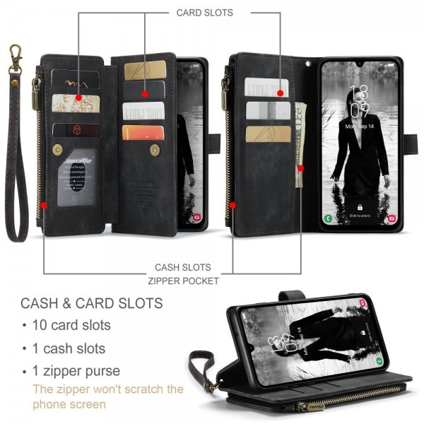 CaseMe Samsung Galaxy A16 Fodral C30 Series Svart