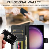 Lc.Imeeke Samsung Galaxy A16 Fodral med Kortfack Stativfunktion Svart