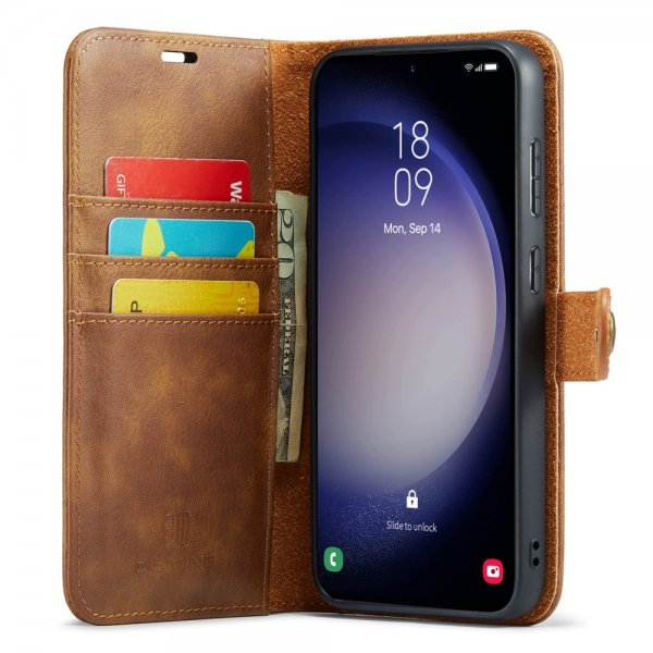 Dg.Ming Samsung Galaxy A16 Fodral med Löstagbart Skal Brun