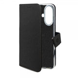 Celly Samsung Galaxy A16 Fodral Wally Wallet Case Svart
