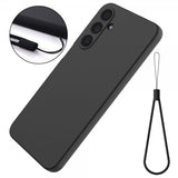 Samsung Galaxy A16 Skal med Strap Silikon Svart