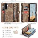 CaseMe Samsung Galaxy A17 Fodral 008 Series Löstagbart Skal Brun