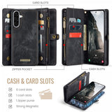 CaseMe Samsung Galaxy A17 Fodral 008 Series Löstagbart Skal Svart
