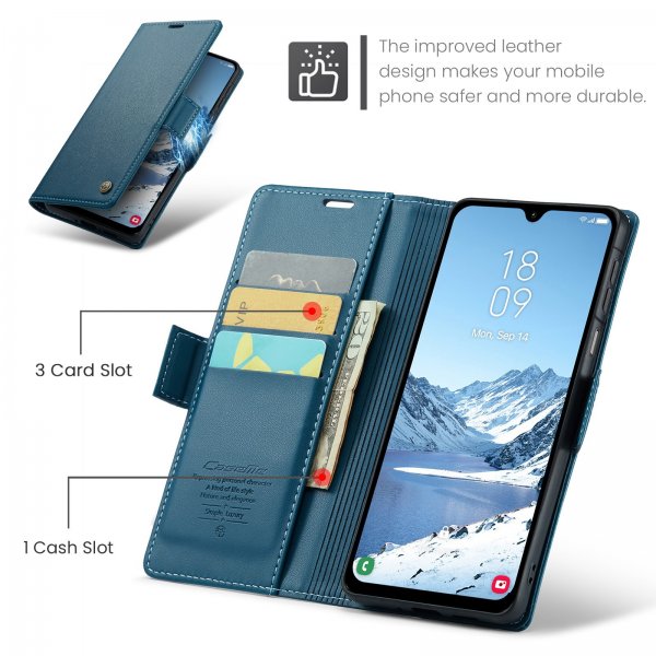 CaseMe Samsung Galaxy A17 Fodral 023 Series Blå