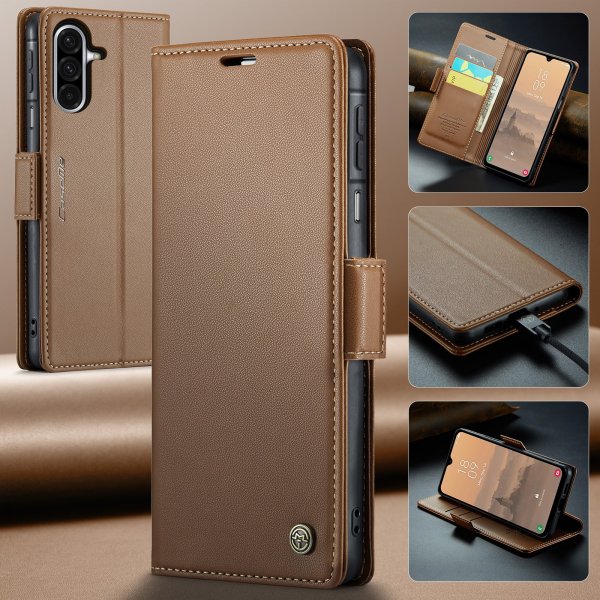 CaseMe Samsung Galaxy A17 Fodral 023 Series Brun