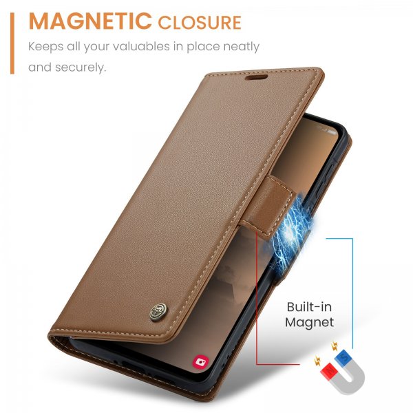 CaseMe Samsung Galaxy A17 Fodral 023 Series Brun