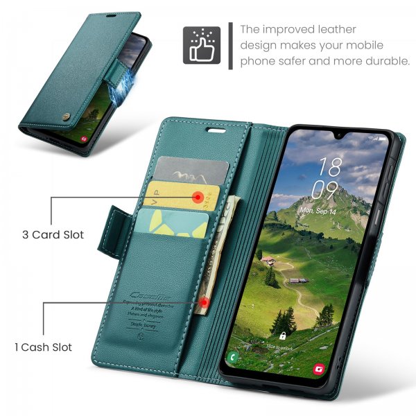 CaseMe Samsung Galaxy A17 Fodral 023 Series Grön