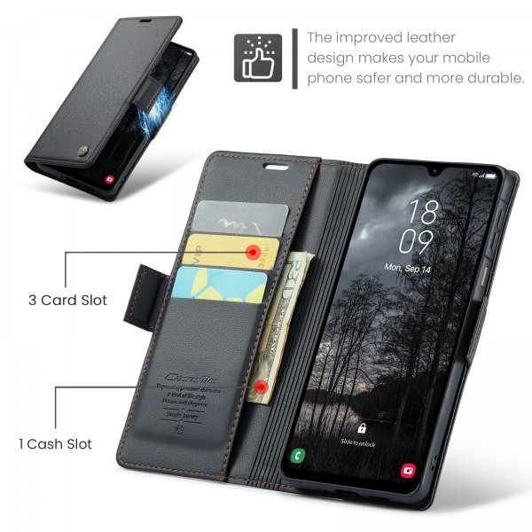 CaseMe Samsung Galaxy A17 Fodral 023 Series Svart