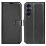 Samsung Galaxy A17 Fodral Litchi Svart