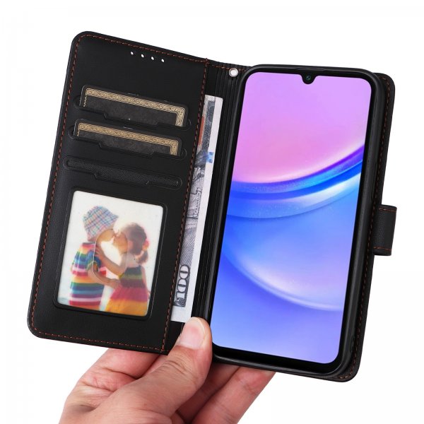 Betopnice Samsung Galaxy A17 Fodral med Löstagbart Skal 005 Svart