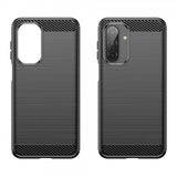 Samsung Galaxy A17 Skal Borstad Kolfibertextur Svart
