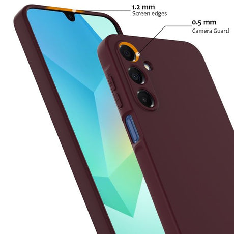 Samsung Galaxy A17 Skal med Strap Silikon MagSafe Vinröd
