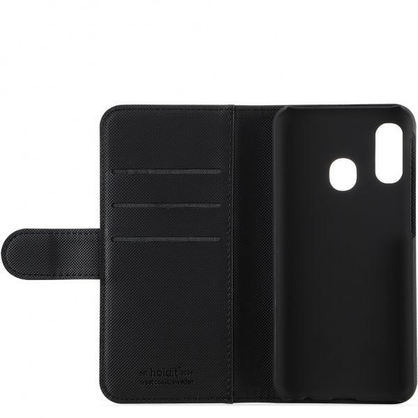 holdit Samsung Galaxy A20e Fodral Wallet Case Svart