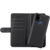 holdit Samsung Galaxy A21s Fodral Wallet Case Magnet Svart