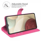 Samsung Galaxy A22 4G Fodral Litchi Magenta