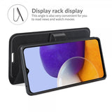 Samsung Galaxy A22 5G Fodral Litchi Svart