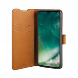 Xqisit Samsung Galaxy A22 5G Fodral Slim Wallet Selection Svart