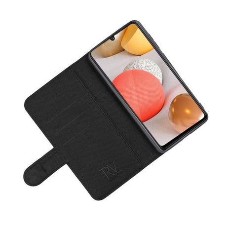 Rvelon Samsung Galaxy A22 4G Fodral Magnetiskt Avtagbart Skal Svart