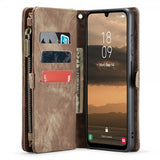 CaseMe Samsung Galaxy A25 Fodral 008 Series Löstagbart Skal Brun