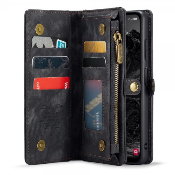 CaseMe Samsung Galaxy A25 Fodral 008 Series Löstagbart Skal Svart