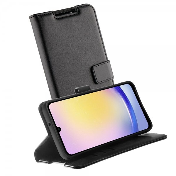 Vivanco Samsung Galaxy A25 Fodral Classic Wallet Svart