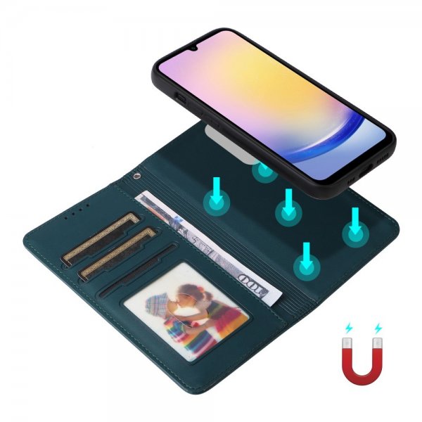 Betopnice Samsung Galaxy A25 Fodral med Löstagbart Skal 005 Blå