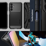 Spigen Samsung Galaxy A25 Skal Rugged Armor Matte Black