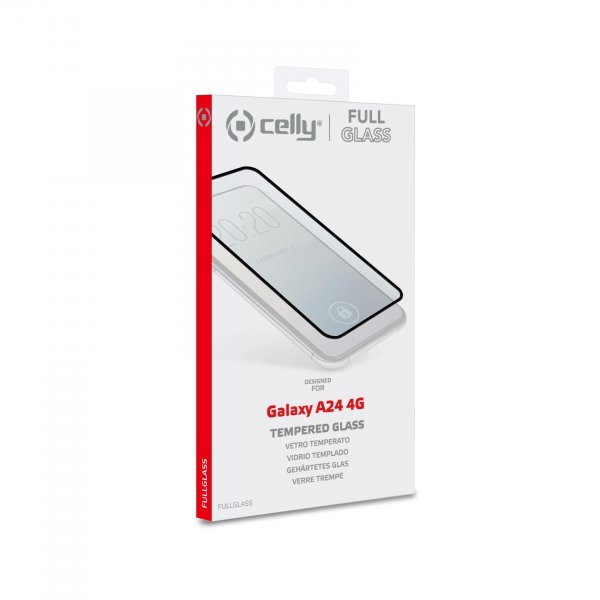 Celly Samsung Galaxy A24/A25 Skärmskydd FULLGLASS