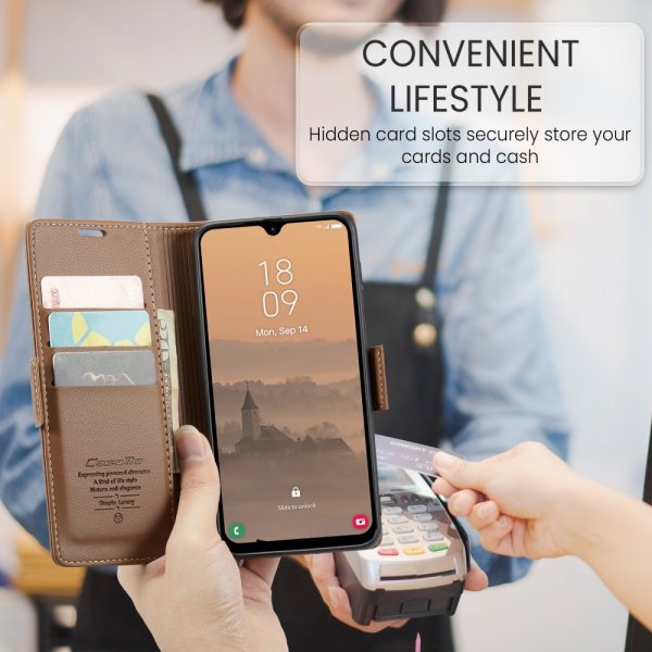 CaseMe Samsung Galaxy A26 Fodral 023 Series Brun