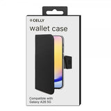 Celly Samsung Galaxy A26 Fodral Wally Wallet Case Svart