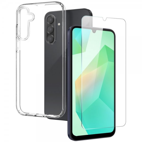 Northjo Samsung Galaxy A26 Skal med Skärmskydd och Kameraskydd 3-i-1