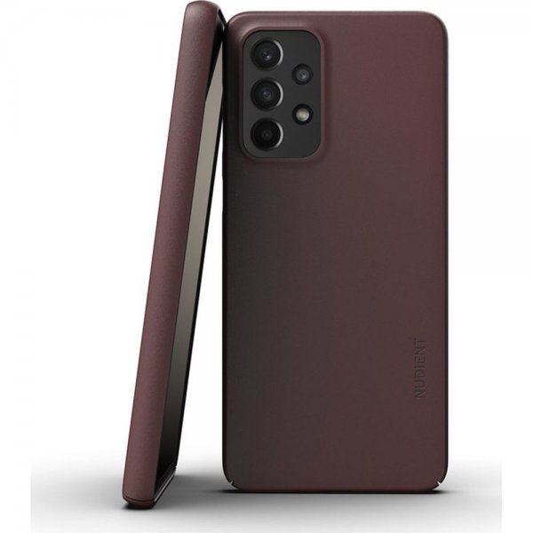Nudient Samsung Galaxy A33 5G Skal Thin Case V3 Sangria Red
