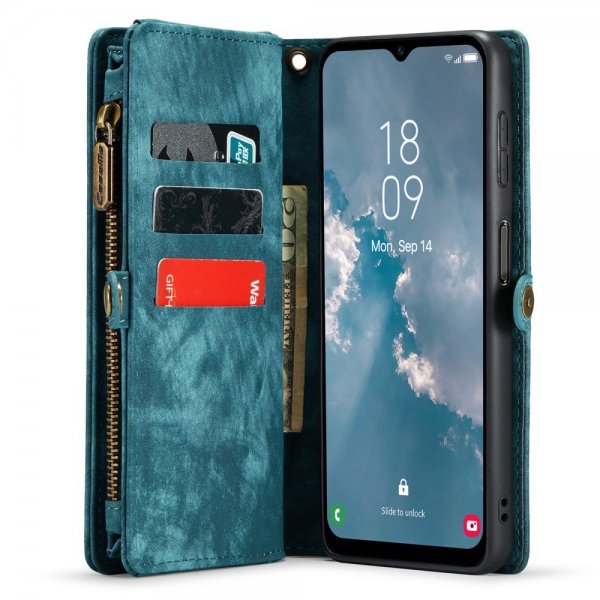 CaseMe Samsung Galaxy A34 5G Fodral 008 Series Löstagbart Skal Petrol