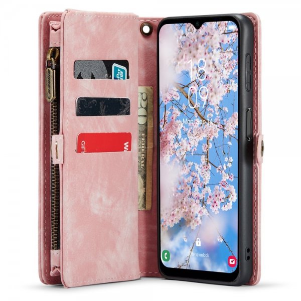 CaseMe Samsung Galaxy A34 5G Fodral 008 Series Löstagbart Skal Rosa