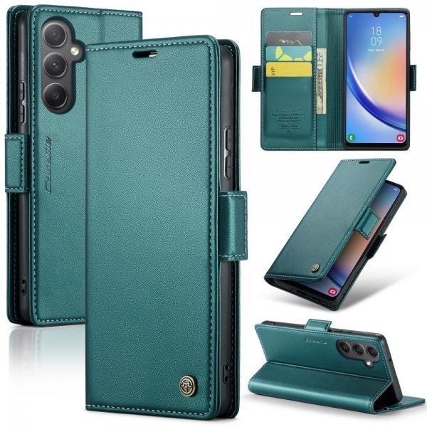 CaseMe Samsung Galaxy A34 5G Fodral 023 Series Grön