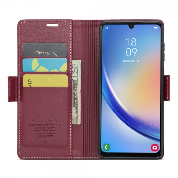 CaseMe Samsung Galaxy A34 5G Fodral 023 Series Röd