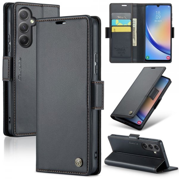 CaseMe Samsung Galaxy A34 5G Fodral 023 Series Svart