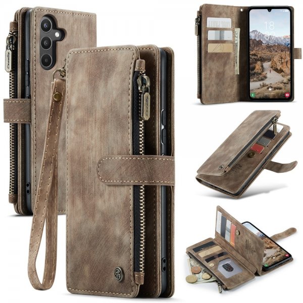 CaseMe Samsung Galaxy A34 5G Fodral C30 Series Brun