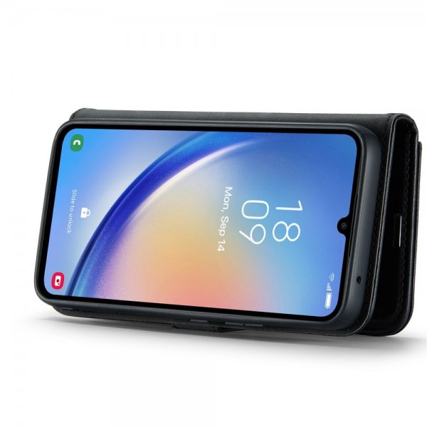 Dg.Ming Samsung Galaxy A34 5G Fodral med Löstagbart Skal Svart