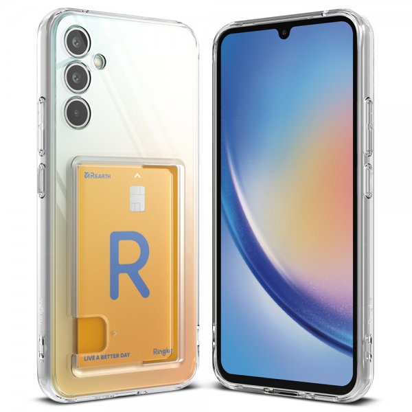 Ringke Samsung Galaxy A34 5G Skal Fusion Card Clear