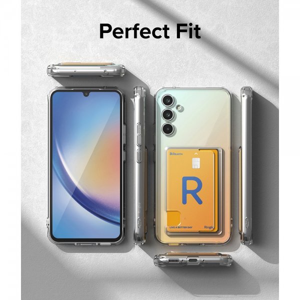 Ringke Samsung Galaxy A34 5G Skal Fusion Card Clear