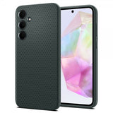Spigen Samsung Galaxy A35 Skal Liquid Air Abyss Green