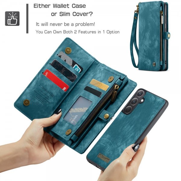 CaseMe Samsung Galaxy A36 Fodral 008 Series Löstagbart Skal Blå
