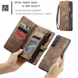 CaseMe Samsung Galaxy A36 Fodral 008 Series Löstagbart Skal Brun