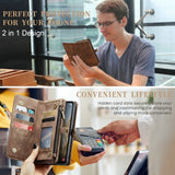 CaseMe Samsung Galaxy A36 Fodral 008 Series Löstagbart Skal Brun
