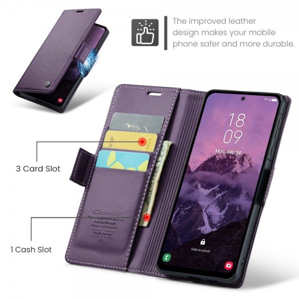 CaseMe Samsung Galaxy A36 Fodral 023 Series Lila