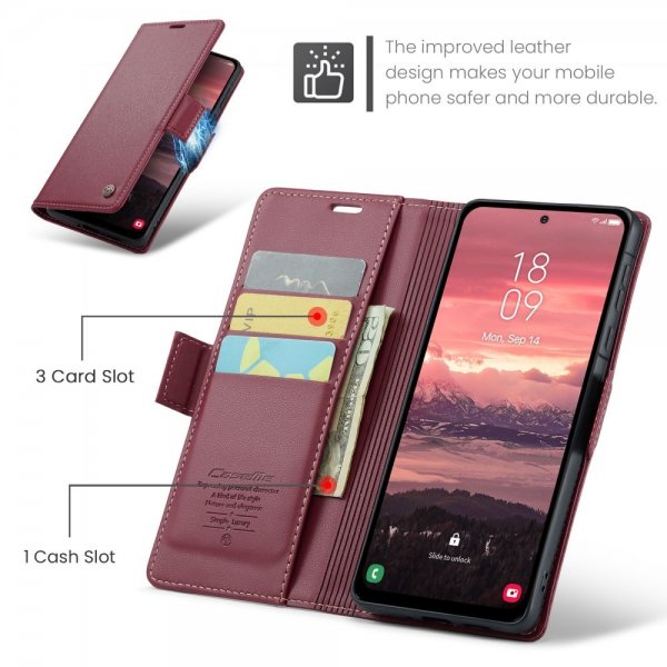 CaseMe Samsung Galaxy A36 Fodral 023 Series Röd