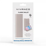 Vivanco Samsung Galaxy A36/Galaxy A56 Fodral Classic Wallet Greige